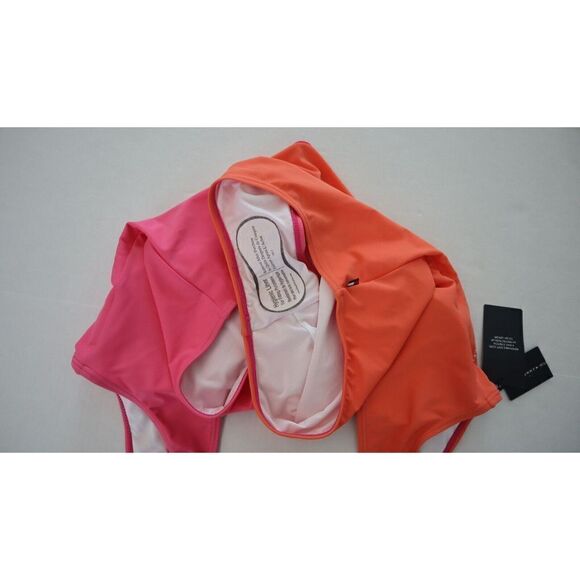 Tommy Hilfiger Women's Sz 16 Dahlia Multi Colorblock One-Piece Swimsuit $98+ - Picture 8 of 10